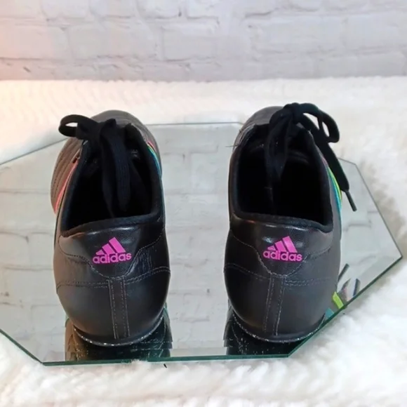 ADDIDAS Woman Black & Rainbow Athletic  Sneakers 9M‎ - Picture 6 of 9